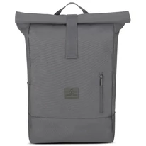 "ROBIN" újrahasznosított nagyméretű rolltop hátizsák, antracit, Johnny Urban