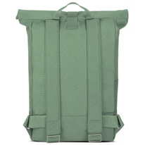 "ROBIN" újrahasznosított nagyméretű rolltop hátizsák, pasztell zöld, Johnny Urban