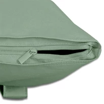 "ROBIN" újrahasznosított nagyméretű rolltop hátizsák, pasztell zöld, Johnny Urban