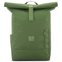 "ROBIN" újrahasznosított nagyméretű rolltop hátizsák, zöld, Johnny Urban