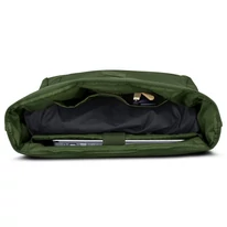 "ROBIN" újrahasznosított nagyméretű rolltop hátizsák, zöld, Johnny Urban