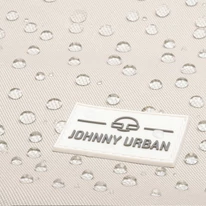 "ALLEN" újrahasznosított nagyméretű rolltop hátizsák, homokszín-szürke, Johnny Urban