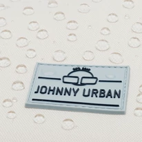 "ALLEN" újrahasznosított közepes méretű rolltop hátizsák, bézs-rózsaszín, Johnny Urban