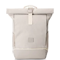 "ALLEN" újrahasznosított közepes méretű rolltop hátizsák, homokszínű, Johnny Urban