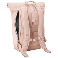 "ALLEN" újrahasznosított közepes méretű rolltop hátizsák, rózsaszín, Johnny Urban
