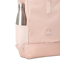 "ALLEN" újrahasznosított közepes méretű rolltop hátizsák, rózsaszín, Johnny Urban