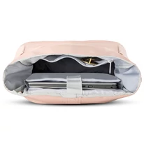 "ALLEN" újrahasznosított közepes méretű rolltop hátizsák, rózsaszín, Johnny Urban