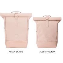 "ALLEN" újrahasznosított közepes méretű rolltop hátizsák, rózsaszín, Johnny Urban
