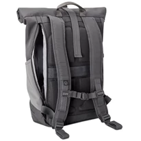 "ALLEN" újrahasznosított közepes méretű rolltop hátizsák, antracit, Johnny Urban