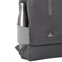 "ALLEN" újrahasznosított közepes méretű rolltop hátizsák, antracit, Johnny Urban
