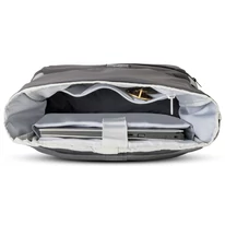 "ALLEN" újrahasznosított közepes méretű rolltop hátizsák, antracit, Johnny Urban