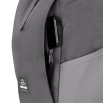 "ALLEN" újrahasznosított közepes méretű rolltop hátizsák, antracit, Johnny Urban