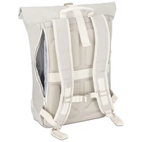 "ALLEN" újrahasznosított nagyméretű rolltop hátizsák, homokszínű, Johnny Urban