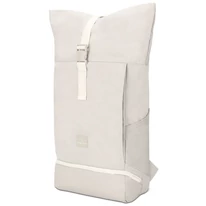 "ALLEN" újrahasznosított nagyméretű rolltop hátizsák, homokszínű, Johnny Urban