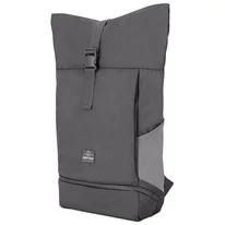 "ALLEN" újrahasznosított nagyméretű rolltop hátizsák, antracit, Johnny Urban