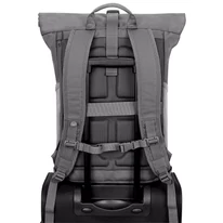"ALLEN" újrahasznosított nagyméretű rolltop hátizsák, antracit, Johnny Urban