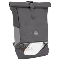"ALLEN" újrahasznosított nagyméretű rolltop hátizsák, antracit, Johnny Urban