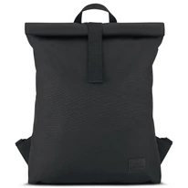 "EMIL" újrahasznosított nagyméretű rolltop hátizsák, fekete, Johnny Urban