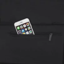 "EMIL" újrahasznosított nagyméretű rolltop hátizsák, fekete, Johnny Urban