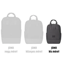 "JONA" kisméretű újrahasznosított hátizsák, antracit, Johnny Urban