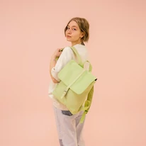 "MIA" újrahasznosított hátizsák, lime, Johnny Urban
