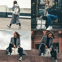 "MIA" újrahasznosított hátizsák, szürke, Johnny Urban