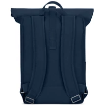 "ROBIN" újrahasznosított nagyméretű rolltop hátizsák, mélykék, Johnny Urban
