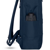 "ROBIN" újrahasznosított nagyméretű rolltop hátizsák, mélykék, Johnny Urban