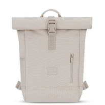 "ROBIN" újrahasznosított kisméretű rolltop hátizsák, homokszínű, Johnny Urban
