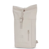 "ROBIN" újrahasznosított kisméretű rolltop hátizsák, homokszínű, Johnny Urban