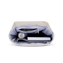 "ROBIN" újrahasznosított kisméretű rolltop hátizsák, homokszínű, Johnny Urban