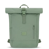 "ROBIN" újrahasznosított kisméretű rolltop hátizsák, pasztell zöld, Johnny Urban