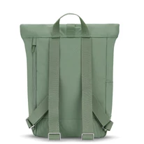 "ROBIN" újrahasznosított kisméretű rolltop hátizsák, pasztell zöld, Johnny Urban