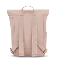 "ROBIN" újrahasznosított  kisméretű rolltop hátizsák, púder rózsaszín Johnny Urban