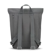 "ROBIN" újrahasznosított kisméretű rolltop hátizsák, antracit, Johnny Urban