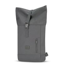 "ROBIN" újrahasznosított kisméretű rolltop hátizsák, antracit, Johnny Urban