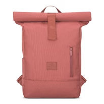 "ROBIN" újrahasznosított közepes méretű rolltop hátizsák, téglavörös, Johnny Urban