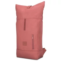 "ROBIN" újrahasznosított közepes méretű rolltop hátizsák, téglavörös, Johnny Urban