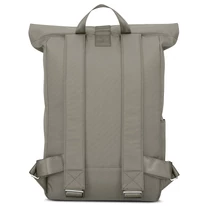 "ROBIN" újrahasznosított közepes méretű rolltop hátizsák, sivatagi szürke, Johnny Urban