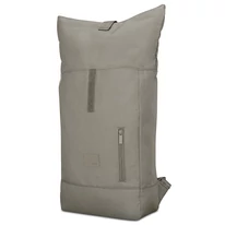 "ROBIN" újrahasznosított közepes méretű rolltop hátizsák, sivatagi szürke, Johnny Urban
