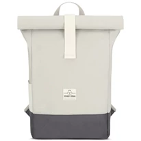 "Ryan" újrahasznosított rolltop hátizsák, homokszín-szürke Johnny Urban