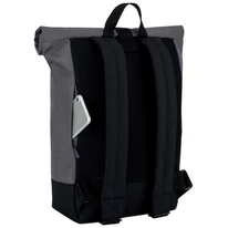 "Ryan" újrahasznosított rolltop hátizsák, szürke-menta, Johnny Urban