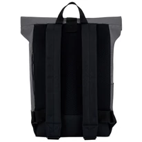 "Ryan" újrahasznosított rolltop hátizsák, szürke-rózsaszín, Johnny Urban