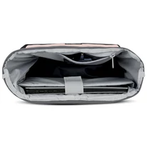 "Ryan" újrahasznosított rolltop hátizsák, szürke-rózsaszín, Johnny Urban