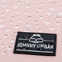 "Ryan" újrahasznosított rolltop hátizsák, szürke-rózsaszín, Johnny Urban