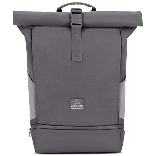 "ALLEN" újrahasznosított nagyméretű rolltop hátizsák, antracit, Johnny Urban