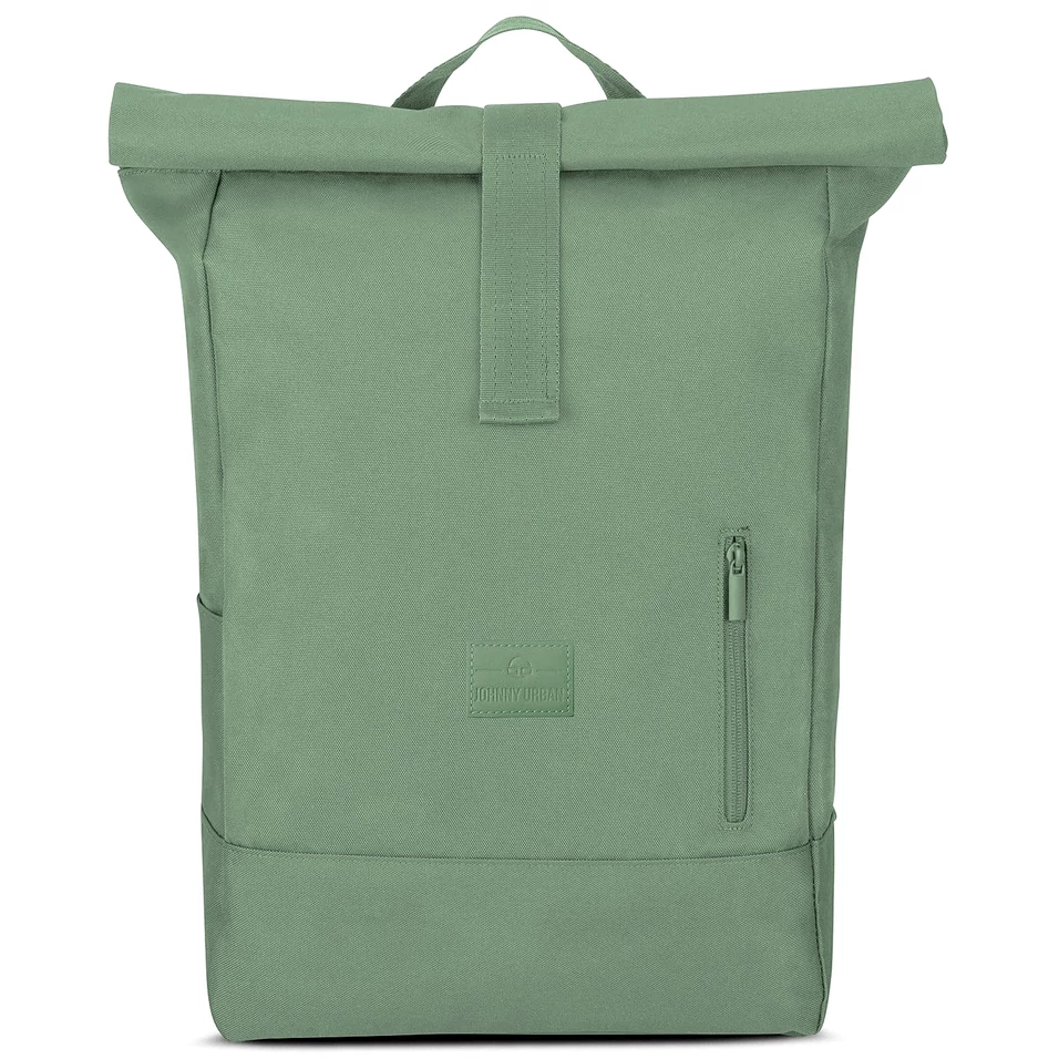 "ROBIN" újrahasznosított nagyméretű rolltop hátizsák, pasztell zöld, Johnny Urban